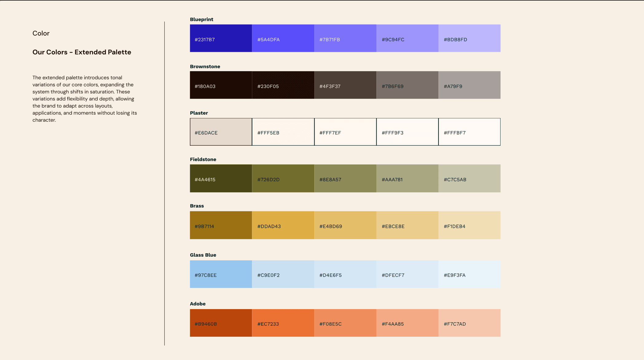 Extended Color Palette
